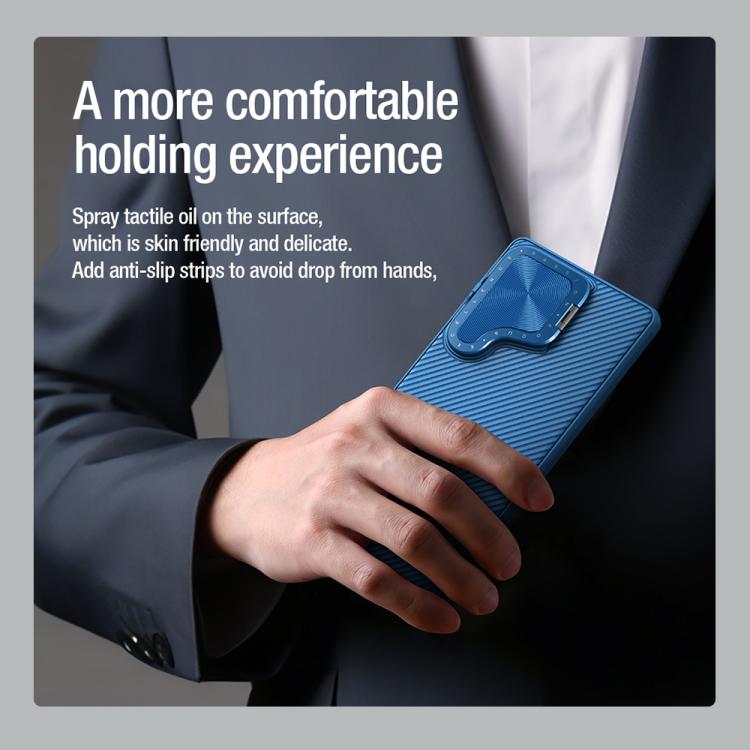 For Samsung Galaxy S25 Ultra 5G NILLKIN CamShield Prop MagSafe Magnetic PC Phone Case(Blue) - free shipping - PMc TechLife - Order now!
