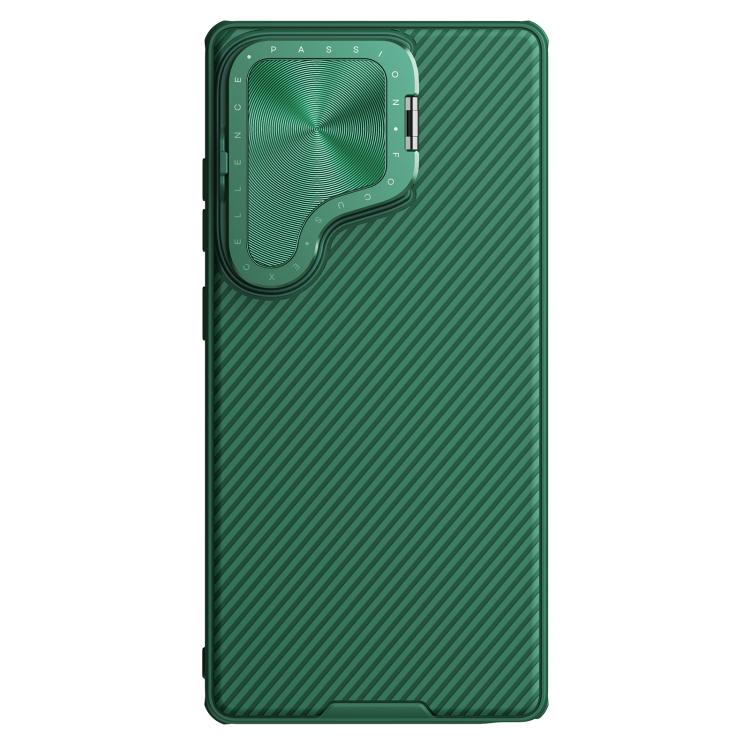 For Samsung Galaxy S25 Ultra 5G NILLKIN CamShield Prop MagSafe Magnetic PC Phone Case(Green)