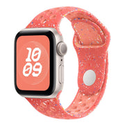 For Apple Watch 46mm / 49mm / 45mm / 44mm Coloful Silicone Watch Band(Orange Pink)