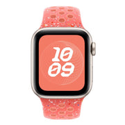 For Apple Watch 46mm / 49mm / 45mm / 44mm Coloful Silicone Watch Band(Orange Pink)
