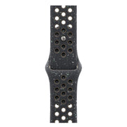 For Apple Watch 42mm / 41mm / 40mm / 38mm Coloful Silicone Watch Band(Midnight Black Brown)