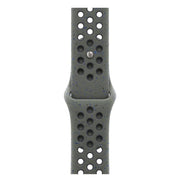 For Apple Watch 42mm / 41mm / 40mm / 38mm Coloful Silicone Watch Band(Midnight Green Black)