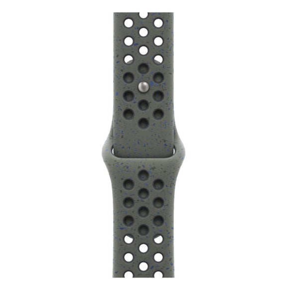 For Apple Watch 42mm / 41mm / 40mm / 38mm Coloful Silicone Watch Band(Midnight Green Black)