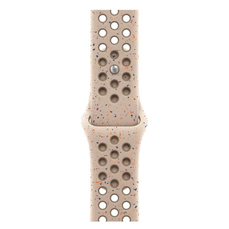 For Apple Watch 42mm / 41mm / 40mm / 38mm Coloful Silicone Watch Band(Sandstone Brown)