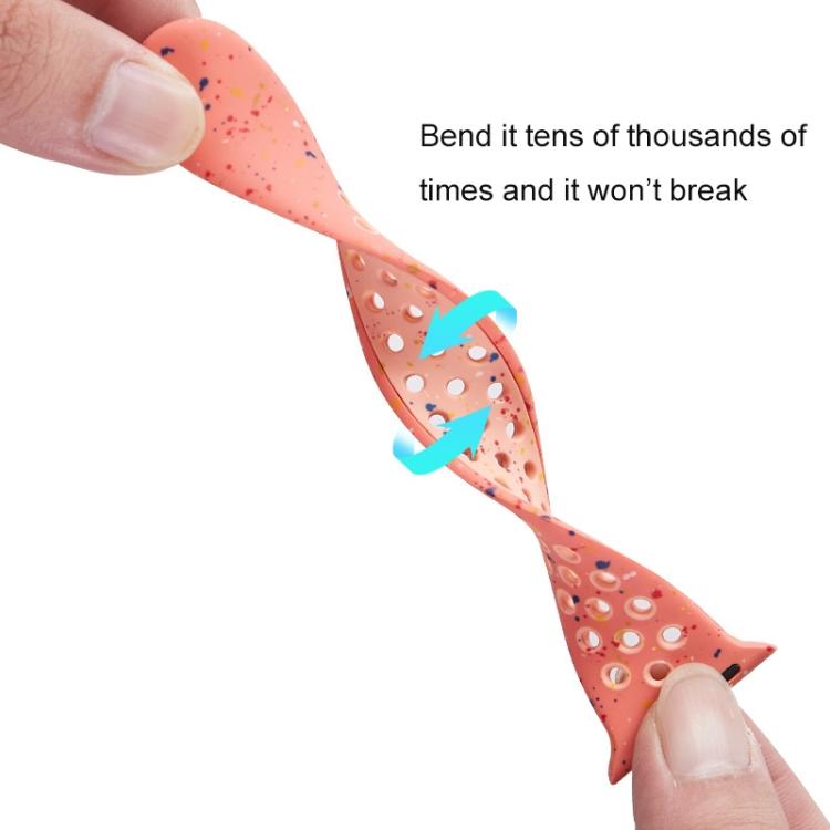 For Apple Watch 46mm / 49mm / 45mm / 44mm Coloful Silicone Watch Band(White Platinum) - free shipping - PMc TechLife - Order now!