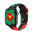 For Apple Watch 42mm / 41mm / 40mm / 38mm Sport Silicone Watch Band(Flower) - free shipping - PMc TechLife - Order now!