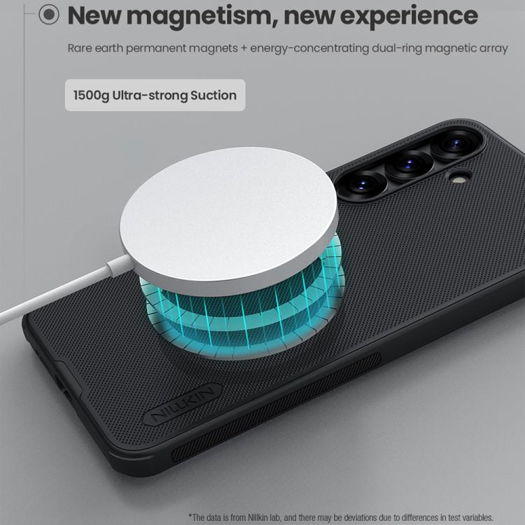 For Samsung Galaxy S25+ 5G NILLKIN Frosted Shield Pro Magnetic Phone Case(Black) - Galaxy S25+ 5G Cases by NILLKIN | Online Shopping South Africa | PMc TechLife | Buy Now Pay Later Mobicred