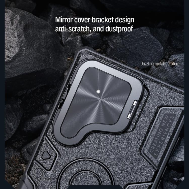 For Samsung Galaxy S25 Ultra 5G NILLKIN Black Rhino Prop MagSafe Magnetic PC Phone Case(Black) - free shipping - PMc TechLife - Order now!