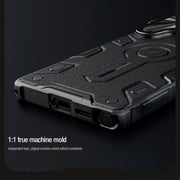 For Samsung Galaxy S25 Ultra 5G NILLKIN Black Rhino Prop MagSafe Magnetic PC Phone Case(Black)