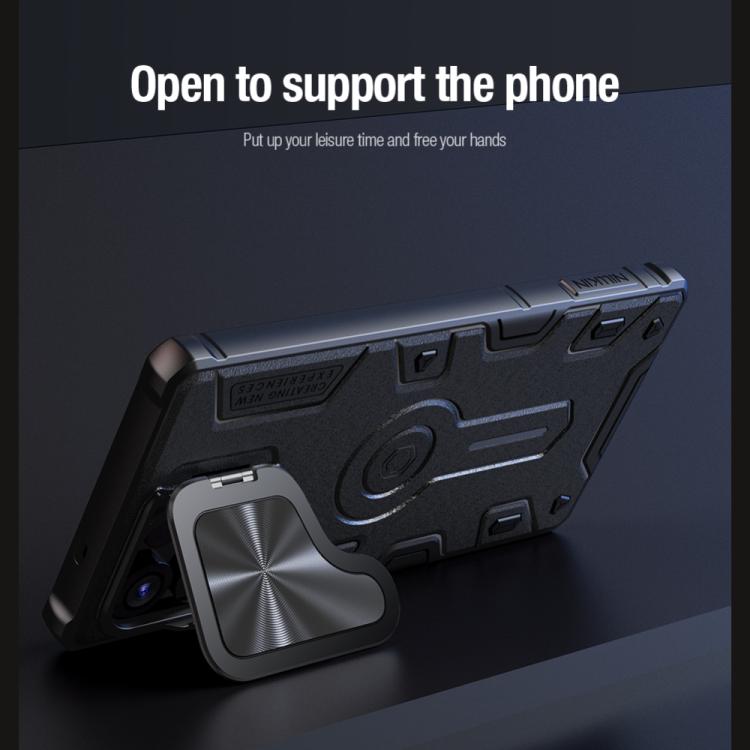 For Samsung Galaxy S25 Ultra 5G NILLKIN Black Rhino Prop MagSafe Magnetic PC Phone Case(Black) - free shipping - PMc TechLife - Order now!