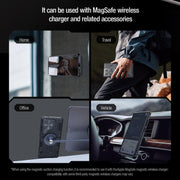 For Samsung Galaxy S25 Ultra 5G NILLKIN Black Rhino Prop MagSafe Magnetic PC Phone Case(Blue)