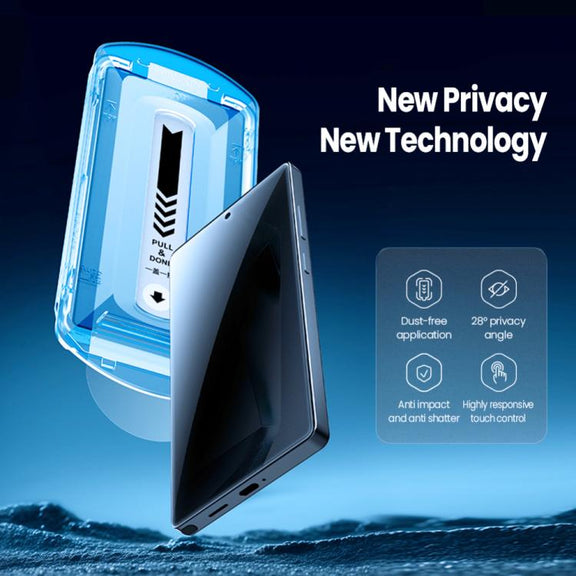 For Samsung Galaxy S25 Ultra 5G NILLKIN Guardian Full Coverage Privacy Tempered Glass Film
