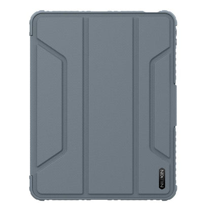 For iPad Air 11 2024 / 2025 NILLKIN Bumper Pro Folding Style Tablet Leather Case(Grey) - free shipping - PMC Jewellery - Order now!