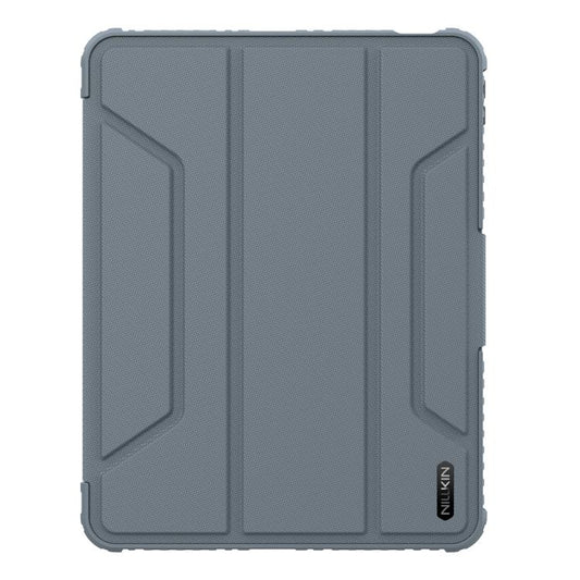 For iPad Air 11 2024 / 2025 NILLKIN Bumper Pro Folding Style Tablet Leather Case(Grey) - free shipping - PMC Jewellery - Order now!