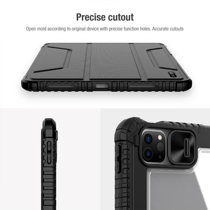 For iPad Air 11 2024 / 2025 NILLKIN Bumper Pro Folding Style Tablet Leather Case(Grey) - free shipping - PMC Jewellery - Order now!