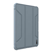 For iPad Air 11 2024 / 2025 NILLKIN Bumper Pro Folding Style Tablet Leather Case(Grey)