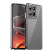 For Motorola Moto G15 Colorful Series Acrylic Hybrid TPU Phone Case(Transparent)