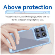 For Motorola Edge 5G 2025 Colorful Series Acrylic Hybrid TPU Phone Case(Blue)