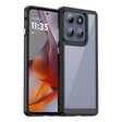 For Motorola Edge 60 Pro Colorful Series Acrylic Hybrid TPU Phone Case(Black) - free shipping - PMC TechLife - Order now!