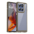 For Motorola Edge 60 Pro Colorful Series Acrylic Hybrid TPU Phone Case(Transparent Grey) - free shipping - PMC TechLife - Order now!