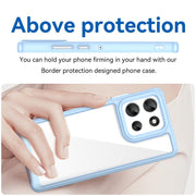 For Motorola Moto G100 Pro 5G Colorful Series Acrylic Hybrid TPU Phone Case(Blue)