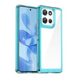 For Motorola Moto G100 Pro 5G Colorful Series Acrylic Hybrid TPU Phone Case(Transparent Blue) - free shipping - PMC TechLife - Order now!