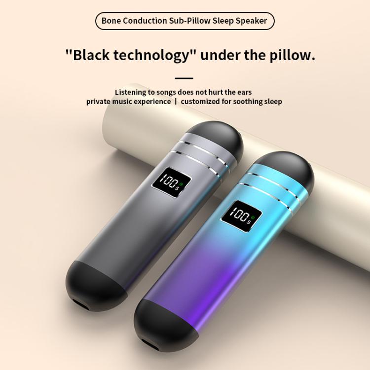 QY09 Bone Conduction Bluetooth 5.3  Sleep Speaker(Grey) - free shipping - PMC TechLife - Order now!