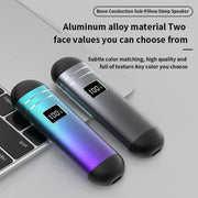 QY09 Bone Conduction Bluetooth 5.3  Sleep Speaker(Grey)