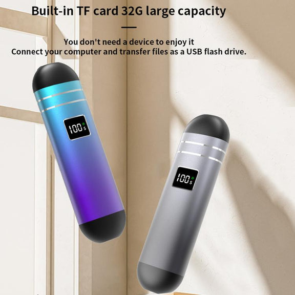 QY09 Bone Conduction Bluetooth 5.3  Sleep Speaker(Purple)