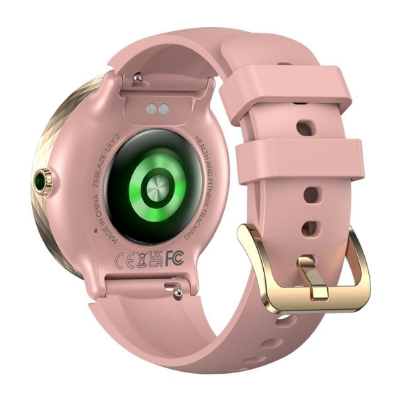 Zeblaze Lily 2 1.2 inch Screen Haute & Healthy Lady Smart Watch(Misty Pink)