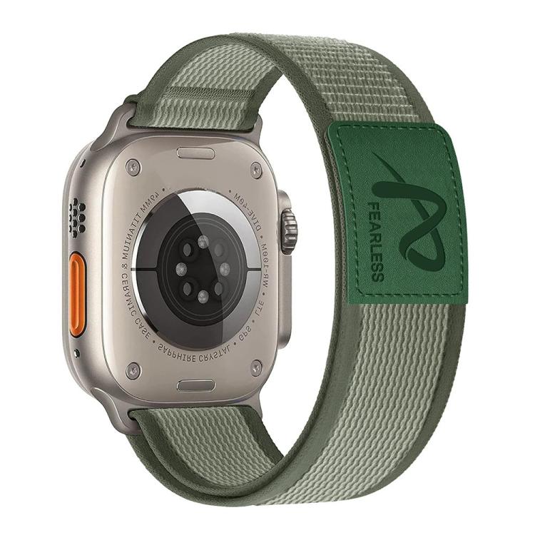 For Apple Watch 42mm / 41mm / 40mm / 38mm Fearless Trail Loop Nylon Band(Green) - free shipping - PMc TechLife - Order now!