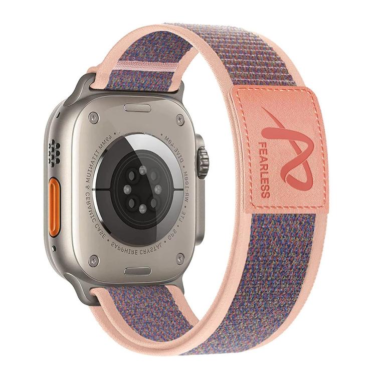 For Apple Watch 42mm / 41mm / 40mm / 38mm Fearless Trail Loop Nylon Band(New Silt Sand)