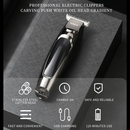 VGR V-070 10W USB 2-gears Electric Hair Clipper(Black) - free shipping - PMC Jewellery - Order now!