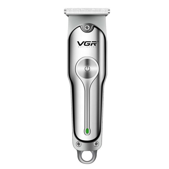 VGR V-071 5W Carbon Steel Blade USB Electric Hair Clipper(Silver)