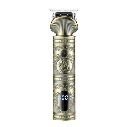 VGR V-106 6-in-1 Digital Display Electric Hair Clipper Kit(Gold) - Hair Trimmer by VGR | Online Shopping South Africa | PMC Jewellery | Buy Now Pay Later Mobicred