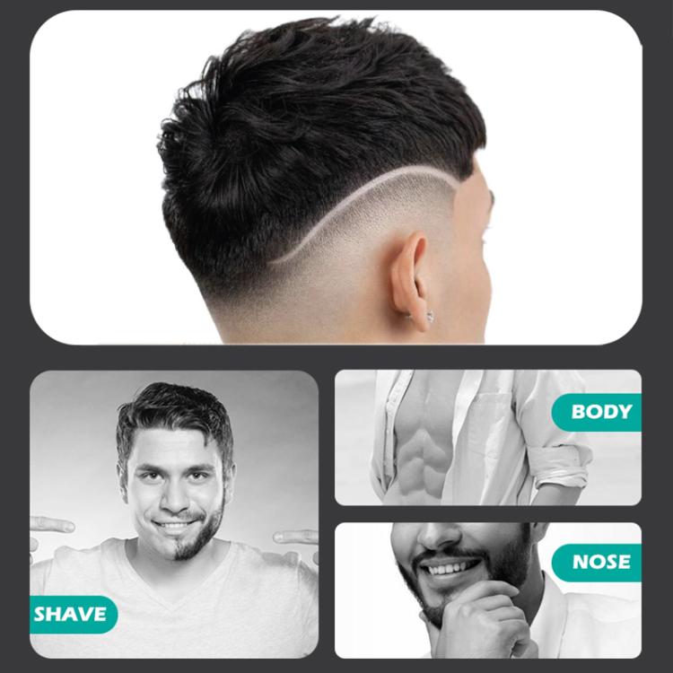 VGR V-106 6-in-1 Digital Display Electric Hair Clipper Kit(Gold) - Hair Trimmer by VGR | Online Shopping South Africa | PMC Jewellery | Buy Now Pay Later Mobicred