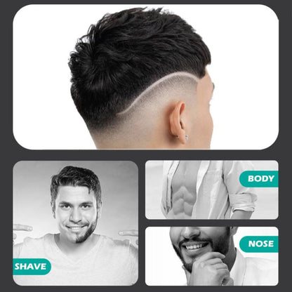 VGR V-106 6-in-1 Digital Display Electric Hair Clipper Kit(Gold) - Hair Trimmer by VGR | Online Shopping South Africa | PMC Jewellery | Buy Now Pay Later Mobicred