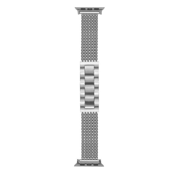 For Apple Watch 42mm / 41mm / 40mm / 38mm 6-Chain Stainless Steel Watch Band(Silver)