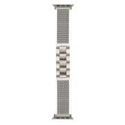 For Apple Watch 42mm / 41mm / 40mm / 38mm 6-Chain Stainless Steel Watch Band(Starlight)
