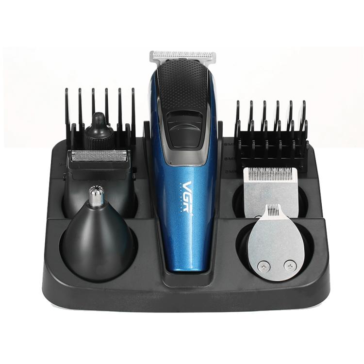VGR V-172 10W Multifunctional USB Electric Hair Clipper(Blue) - Hair Trimmer by VGR | Online Shopping South Africa | PMc TechLife | Buy Now Pay Later Mobicred