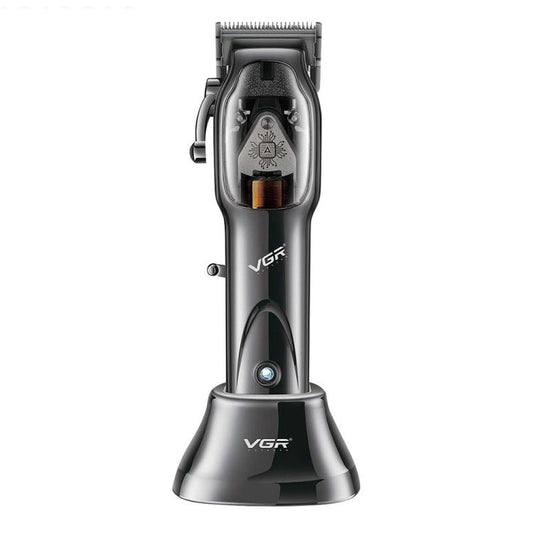 VGR V-653 Professional USB Electric Hair Clipper with Holder(Black) - free shipping - PMC Jewellery - Order now!