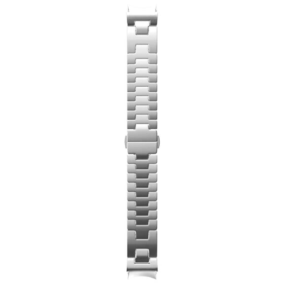 For Samsung Galaxy Watch  7 / 6 / 5 / 4 Quick Release Button H Shaped Stainless Steel Watch Band(Silver)