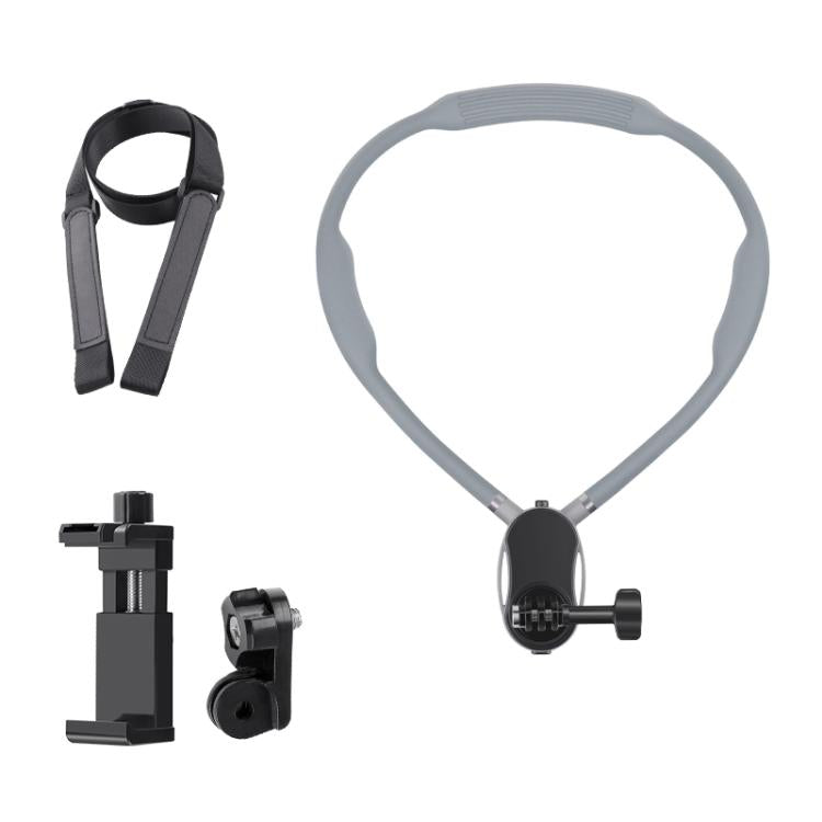 Magnetic Neck Mount Anti-shake Bracket, Type:4 in 1 Phone Clamp - free shipping - PMC TechLife - Order now!