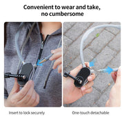 Magnetic Neck Mount Anti-shake Bracket, Type:7 in 1 Phone Clamp with Remote