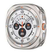 For Samsung Galaxy Watch Ultra 47mm / Ultra 2025 Aluminum Alloy Metal PC Watch Protective Cover(Titanium Orange)