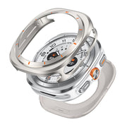 For Samsung Galaxy Watch Ultra 47mm / Ultra 2025 Aluminum Alloy Metal PC Watch Protective Cover(Titanium Orange)
