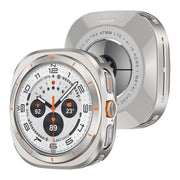 For Samsung Galaxy Watch Ultra 47mm / Ultra 2025 Aluminum Alloy Metal PC Watch Protective Cover(Titanium Orange)