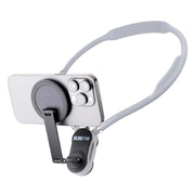 RUIGPRO Magnetic Neck Mount Anti-shake Phone Bracket(Grey)