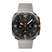 For Samsung Galaxy Watch Ultra 47mm Bamboo Norman Buckle Stainless Steel Watch Band(Titanium Color)
