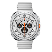 For Samsung Galaxy Watch Ultra 47mm Bamboo Norman Buckle Titanium Alloy Watch Band(Silver)